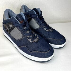 Phat Farm Sneakers Denim Jean Material High Tops Men's Size 10.5